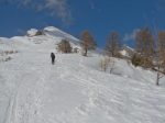 Je dépasse cette femme, Anne, que je vais retrouver au sommet, enfin le col sous le sommet