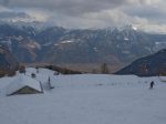 On retrouve La Loutze, neige dure, beurk !