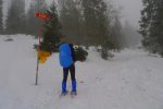 Panneau annonciateur d'arrivée soudaine à la cabane