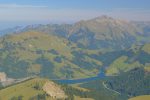 Zoom sur le lac/barrage de l'Hongrin