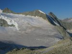 Le glacier de Moiry avec les Pointes de Mourti