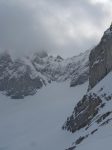 Le col du Pacheu, dans la brume