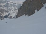 Passage pour rejoindre le chemin d'été de l'allée vers 1900m