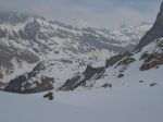 Et il nous reste à redescendre les pentes de la montée pour Le Richard, dans une neige croutée