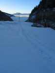 Puis après un pont (à gauche de Lués Girod), je retrouve la piste de la montée