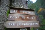 Bifurcation par la Chambrette pour l'aller