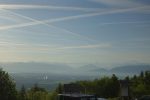 Vue sur les Alpes depuis Le Tiocan