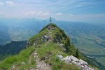 Je suis au sommet de la Dent de Broc, 1829.1m, la croix est en léger contrebas