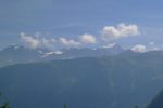 Zoom au loin sur le Glacier de Boveire et le Grand Combin