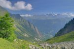 Vue sur le Grand Combin et le Val Ferret.