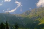 Vue arrière dégagée sur le Vallon d'Arpette, accès pour la cabane d'Orny