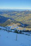 Vue arrière de la montée