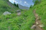 Le col pour arriver au plateau des Chalets de Tavaneuse.