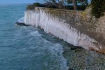 L'eau gèle sur le mur