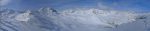 Vue panoramique vers le Grand Aréa et la Montagne des Agneaux