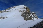 Sur la droite le Col des Paresseux, mal nommé ! La Haute Cime en vue