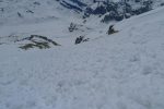 Zone de fin d'avalanches