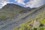 La montée pour le Lac du Grand Désert.