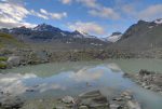 Lac du Grand Désert. Le glacier éponyme au fond.
