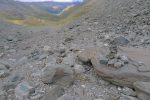 Le chemin est plus agréable que prévu et les cairns nombreux