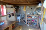 L'intérieur de la Cabane