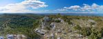 Vue panoramique depuis la pointe S du plateau de la Dent de Rez