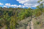 Le chemin revient en direction de Gogne, en pente (trop) douce