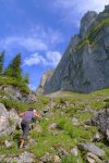 Montée sportive pour le col du Pt1705