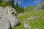 Le col du Pt1705, la Pointe de la Videman et Chenau Rouge