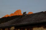 Coucher de soleil sur la Gummfluh. Rodosex = rocher rouge