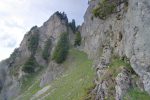 L'entrée du couloir, avec une sente