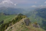 Descente par la crête