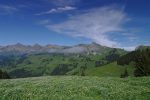 Superbe nuage et vue, au-dessus de la Dent de Combette