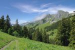 La Dent de Combette tout en haut à droite