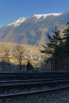 Vue sur la plaine. Vue arrière.