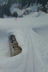 Joli le pont sous la neige