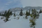 Rochers des Tours, à gauche en montant