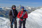 Séance photo à Feejoch, superbe vue