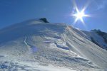 On bifurque depuis Feejoch pour une montée à 30° environ