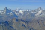 Cervin, Mont-Blanc, Grand Combin et Dent Blanche