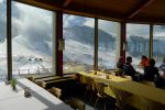 Le dernier étage du restaurant, celui tournant, comme à Leysin