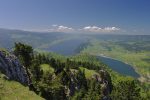 Vue sur les lacs de Brenet et Joux.