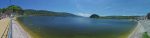 Vue panoramique du lac de Joux