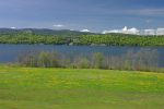 Le lac de Joux depuis la route allant vers Le Sentier