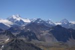 Bishorn, Weisshorn, Zinalrothorn, Ober Gabelhorn, Cervin et Dent Blanche