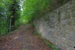 On quitte la route forestière pour un chemin pédestre