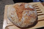 Pain au levain et cuit au feu de bois, hum !