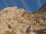 Les Etiollets, à gauche l'Arête des Etiollets. On monte dans les gradins du centre