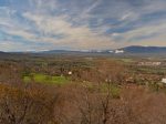 Vue arrière sur la plaine franco-suisse avec le stratus qui s'évapore doucement