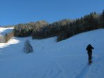 On passe dans le vallon au dessus de La Pacoresse